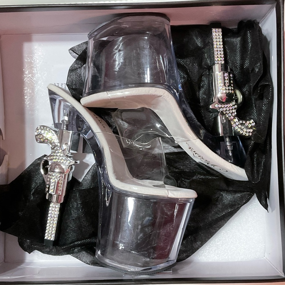 Rhinestone Revolver Platforms